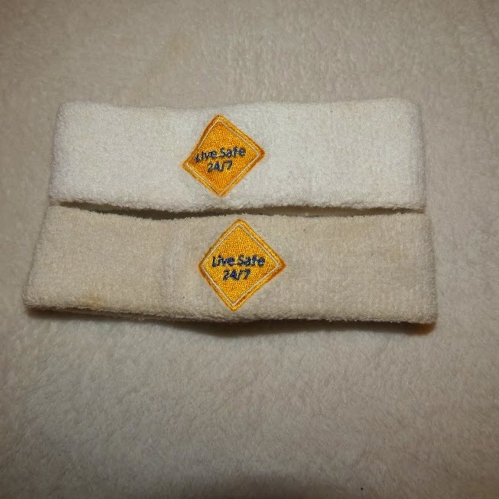 White Sport Headband | Absorbent